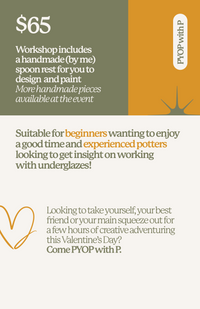 Paint Your Own Pottery Event (Saturday 2/14) Throw and grow ceramics