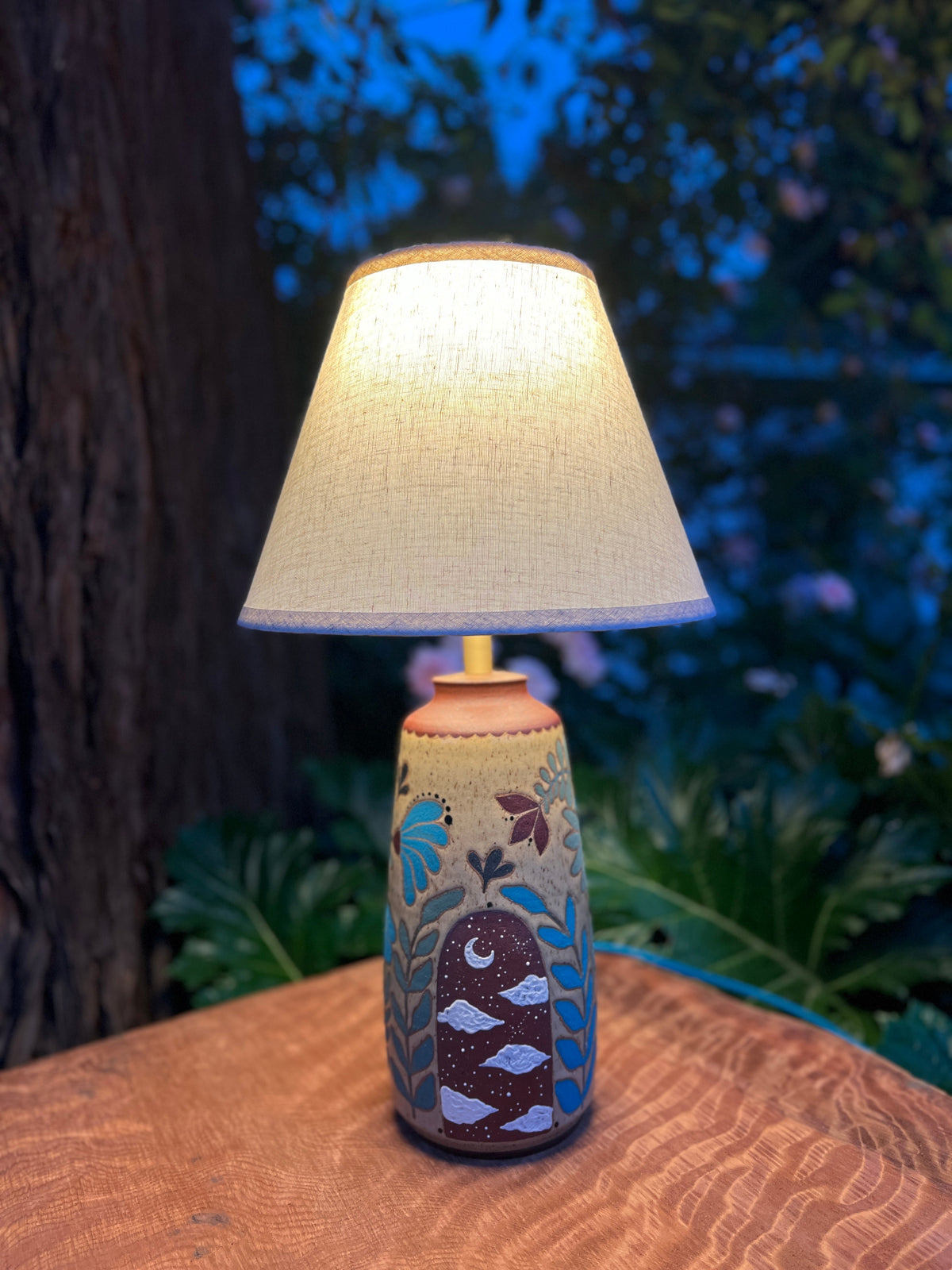 FOR LIZ- Custom Lamp Throw and grow ceramics