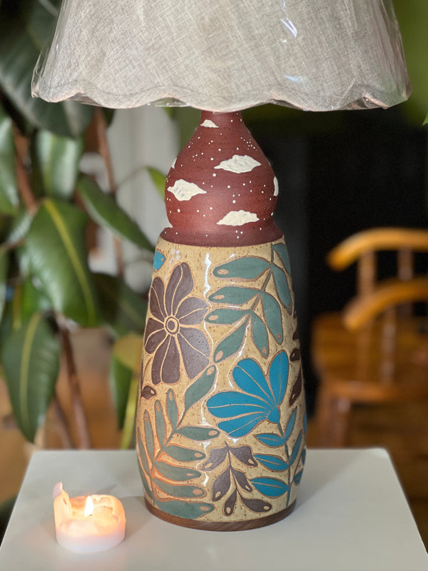 Table Lamp-SHIPPING INCLUDED Throw and grow ceramics