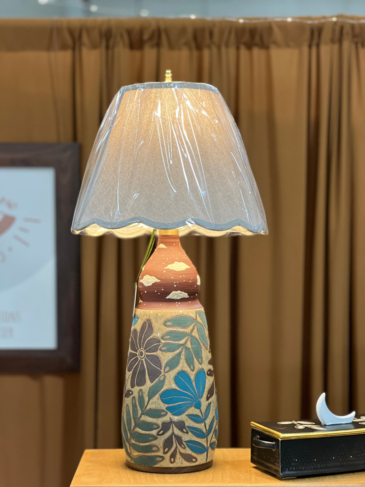 Table Lamp-SHIPPING INCLUDED Throw and grow ceramics