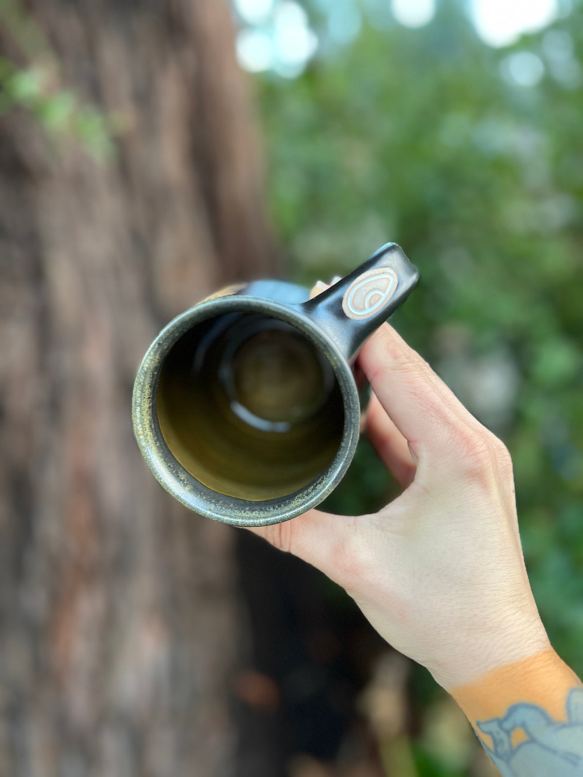 Fern mug-005 Throw and grow ceramics