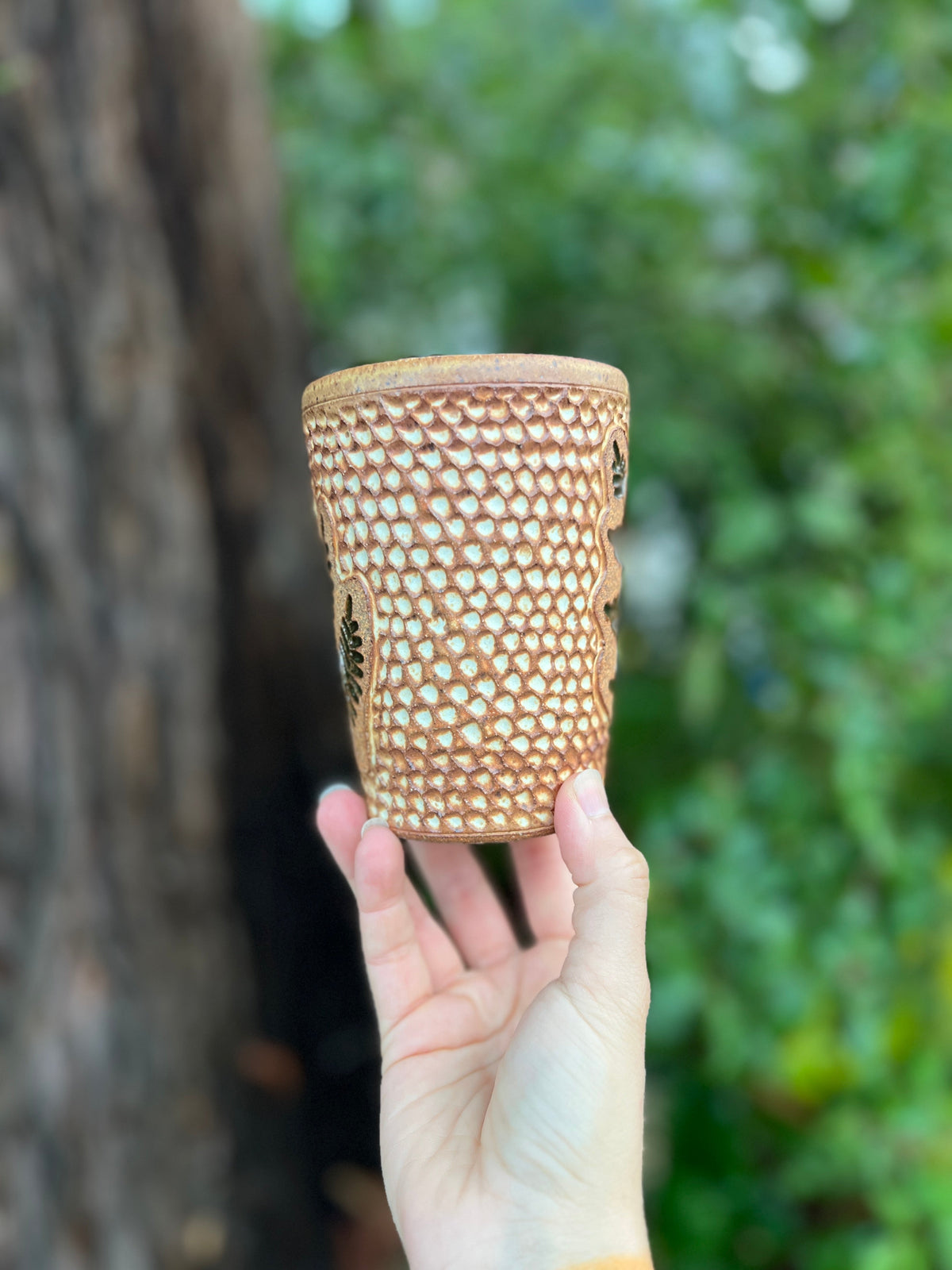 Fern mug-006 Throw and grow ceramics