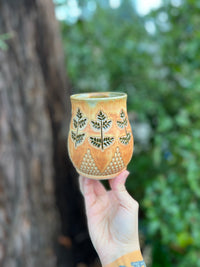 Fern mug-007 Throw and grow ceramics