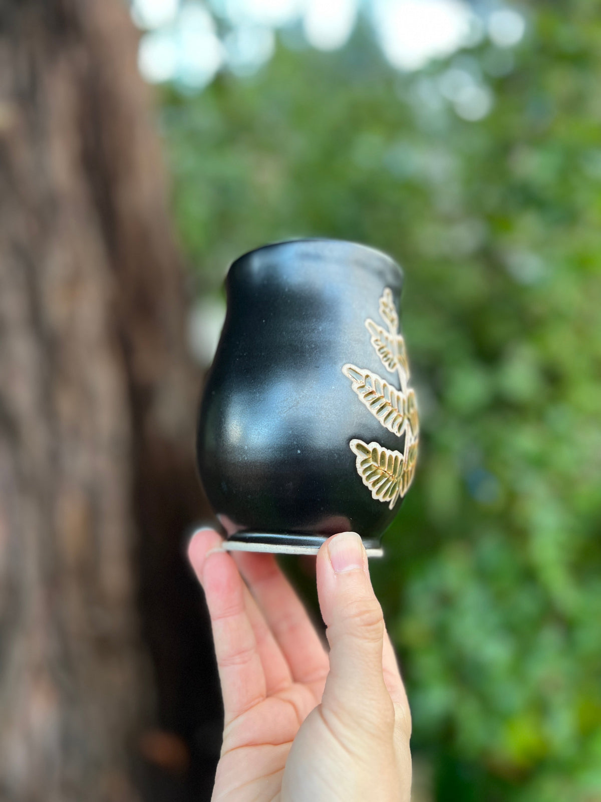 Fern mug-008 Throw and grow ceramics