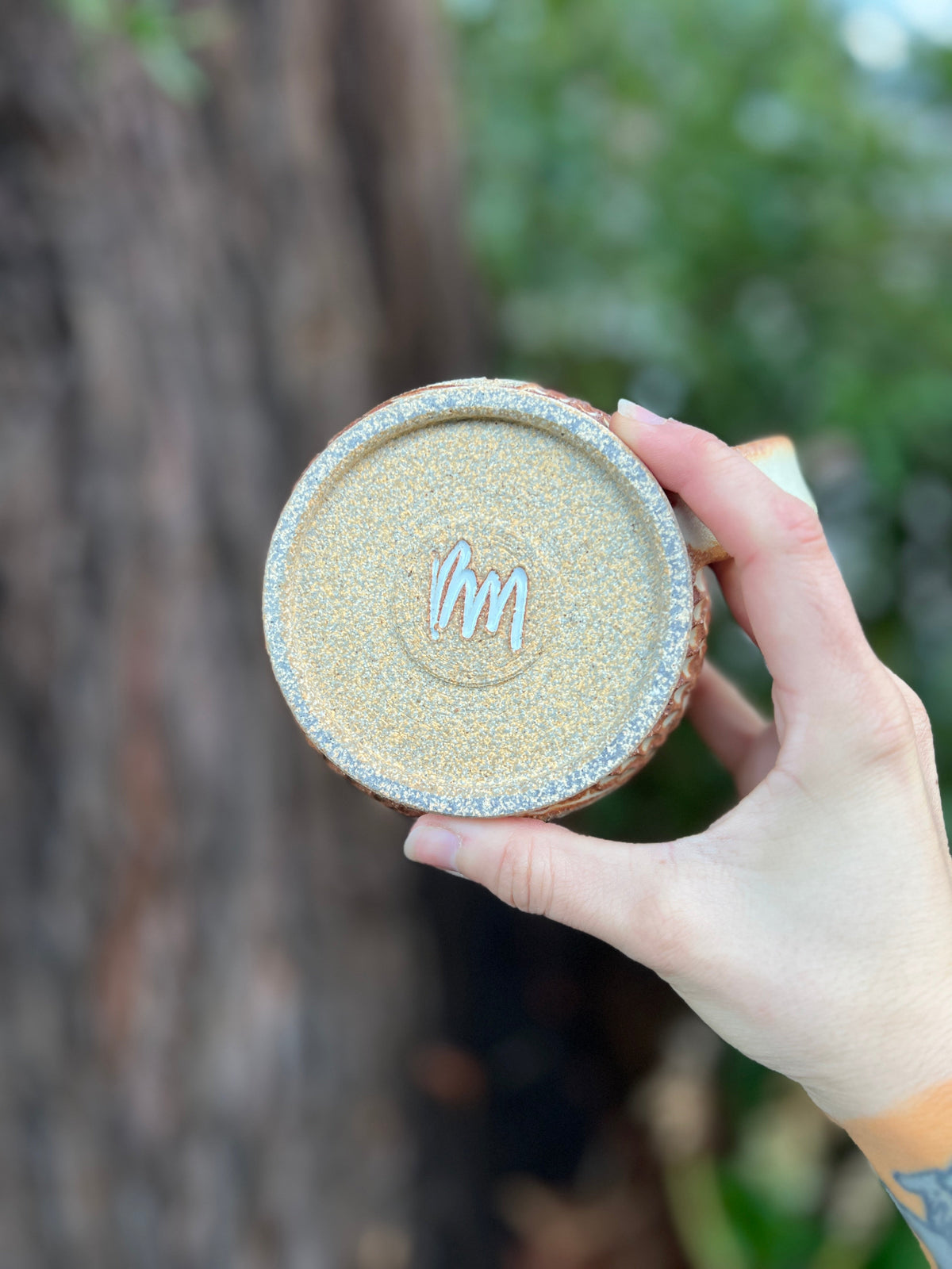 Fern mug-009 Throw and grow ceramics