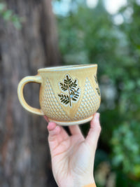 Fern mug-012 Throw and grow ceramics