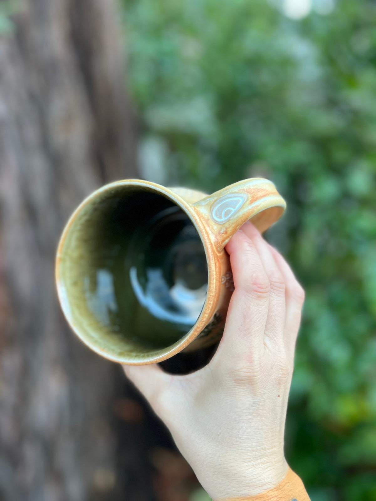 Fern mug-012 Throw and grow ceramics