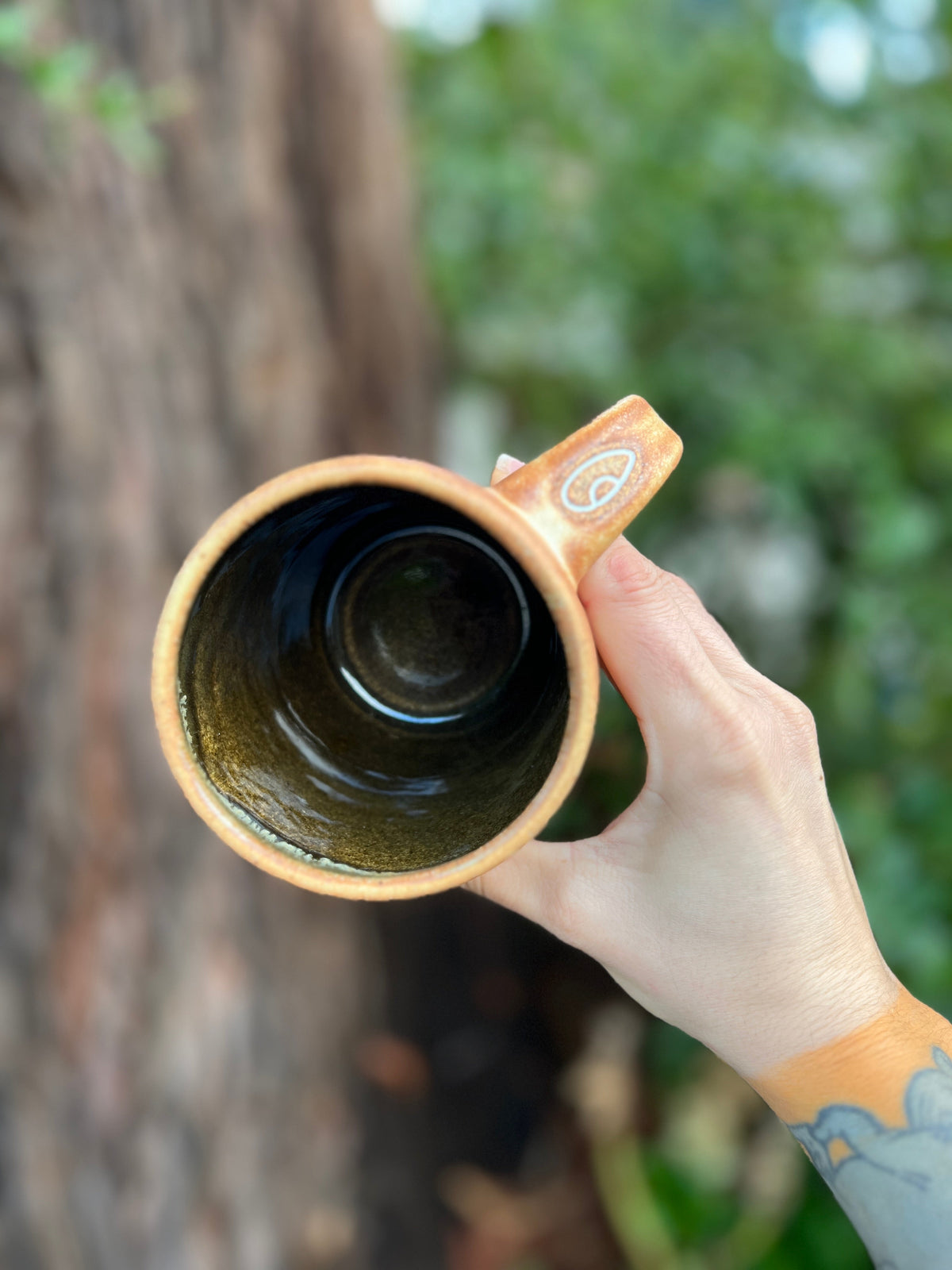 Fern mug-014 Throw and grow ceramics