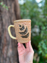 Fern mug-015 Throw and grow ceramics