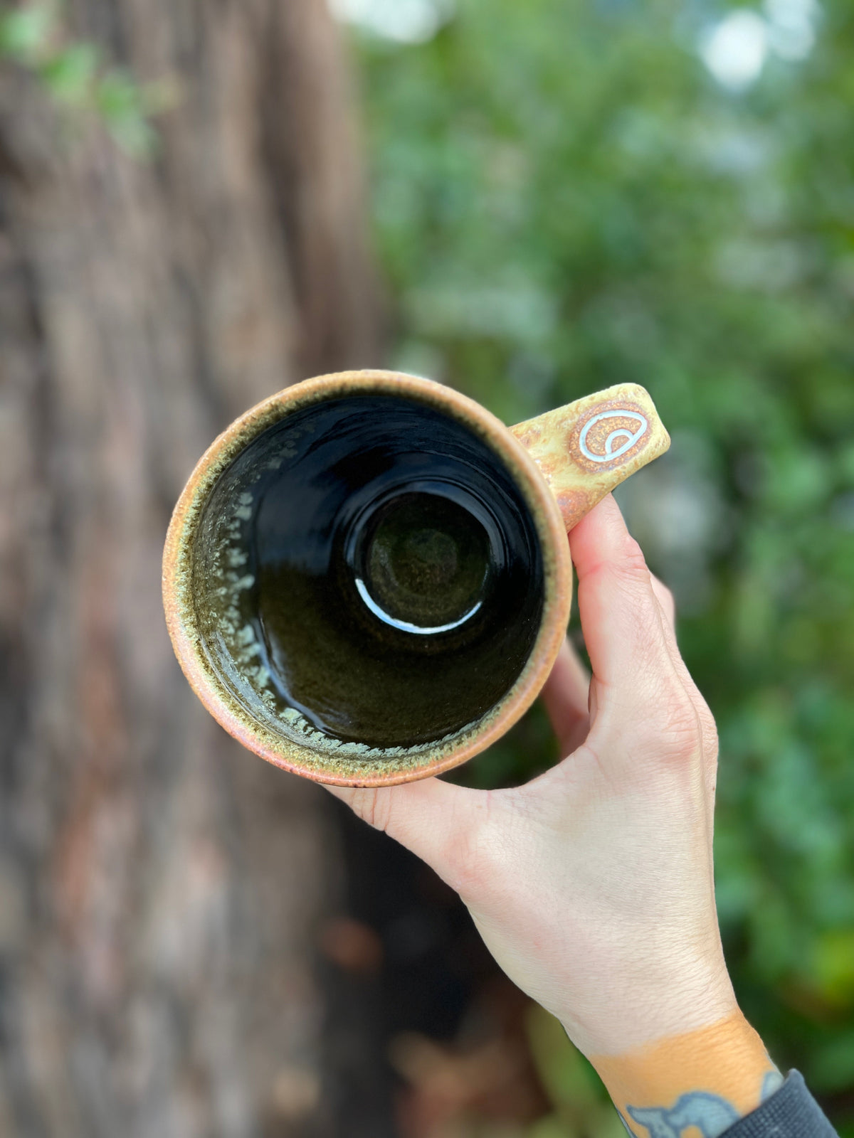 Fern mug-015 Throw and grow ceramics