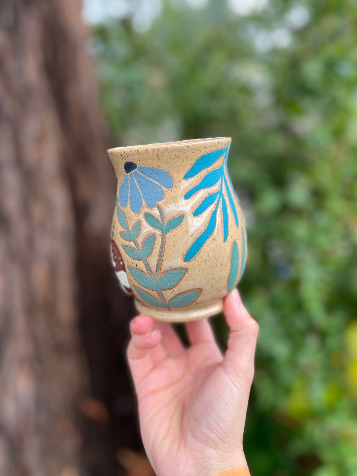 Painted Portal Mug-016 Throw and grow ceramics