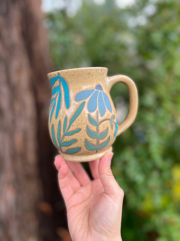 Painted Portal Mug-016 Throw and grow ceramics