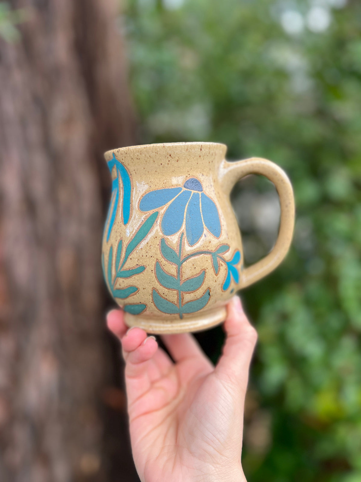 Painted Portal Mug-016 Throw and grow ceramics