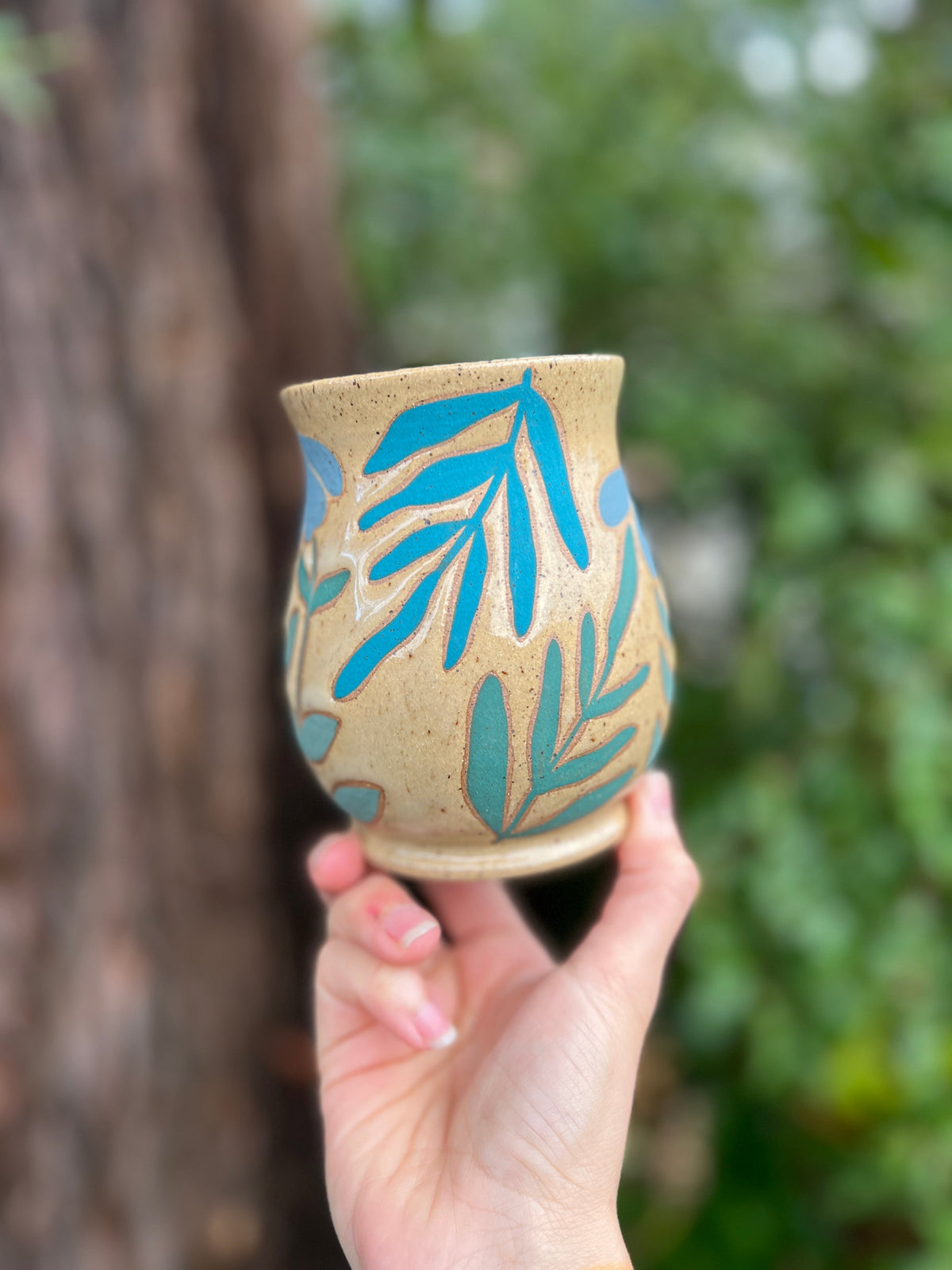 Painted Portal Mug-016 Throw and grow ceramics