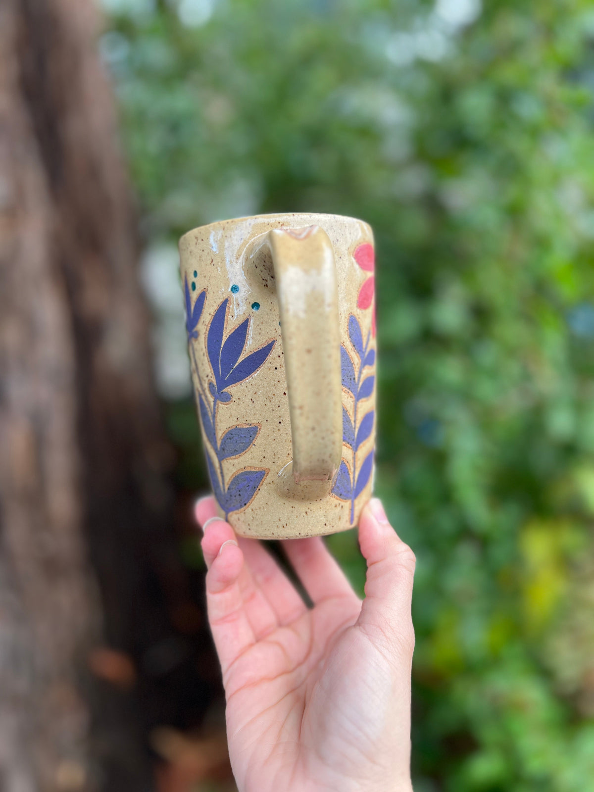 Painted Portal Mug-017 Throw and grow ceramics