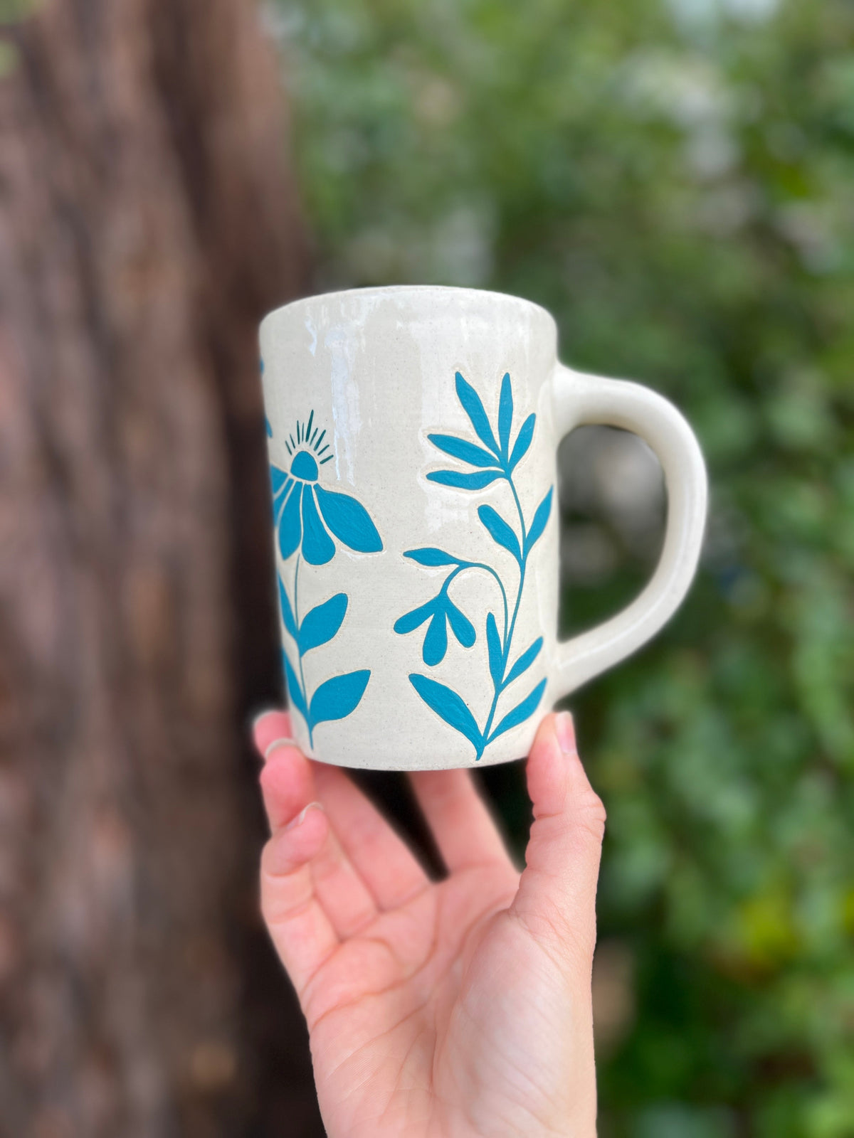 Painted Portal Mug-019 Throw and grow ceramics