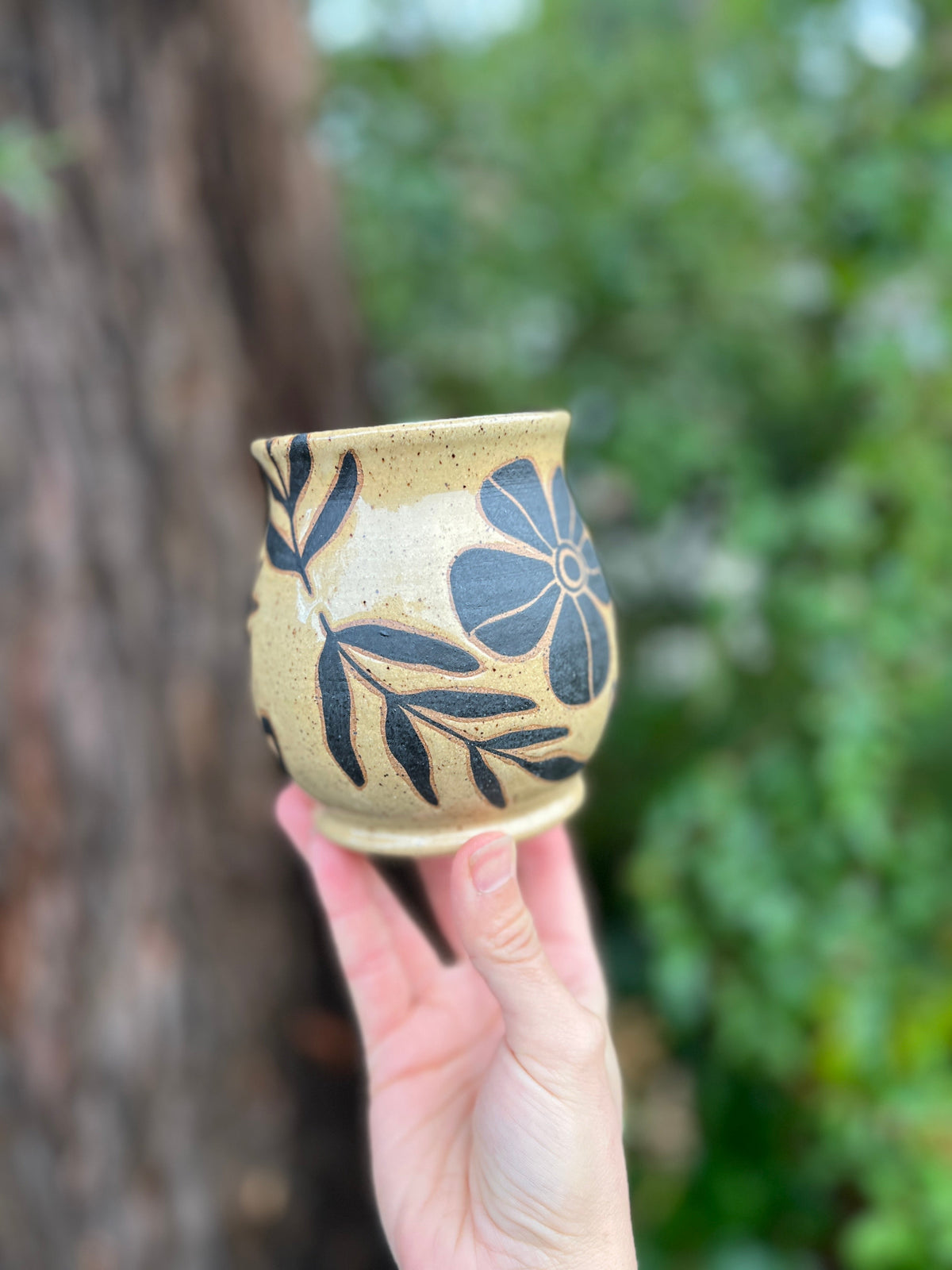 Painted Mug-020 Throw and grow ceramics