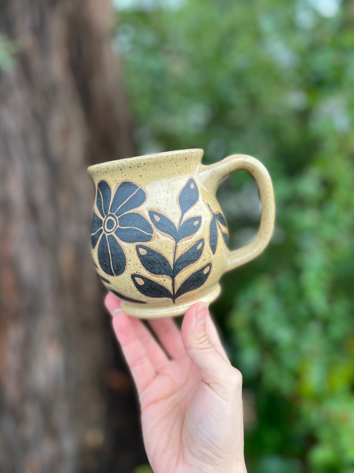 Painted Mug-020 Throw and grow ceramics