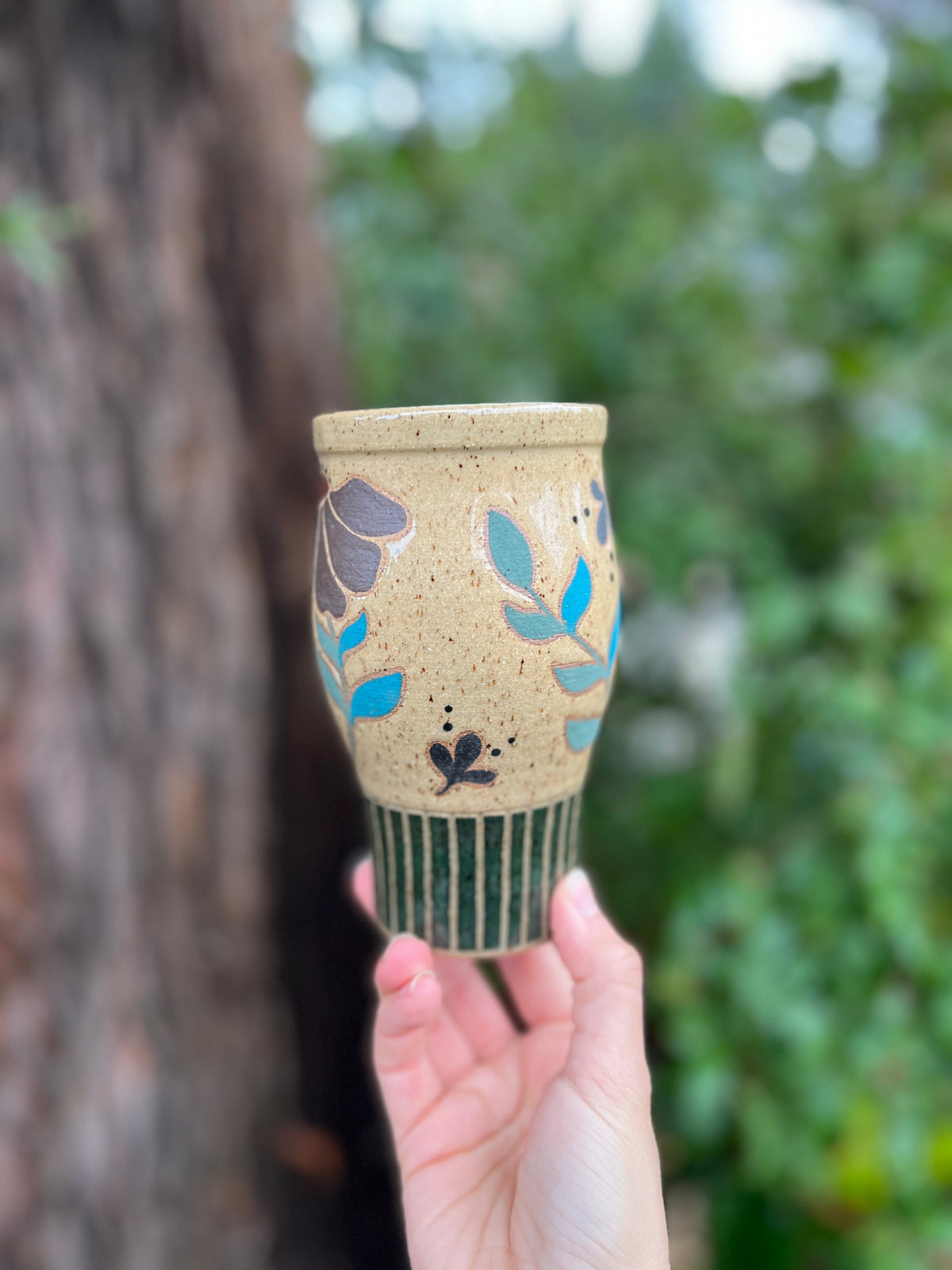 Painted Adventure Mug-021 Throw and grow ceramics