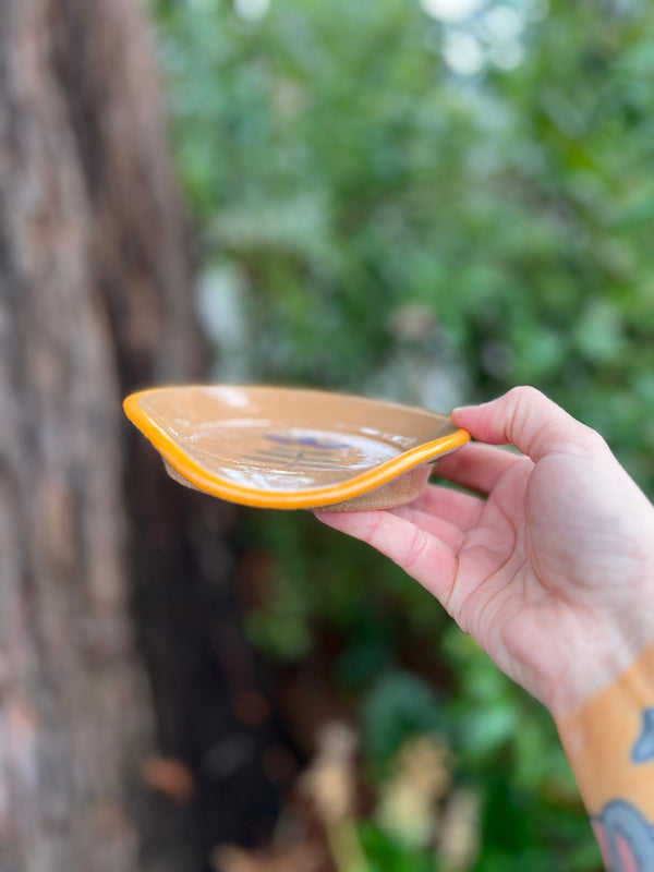 Painted Spoon Rest Throw and grow ceramics