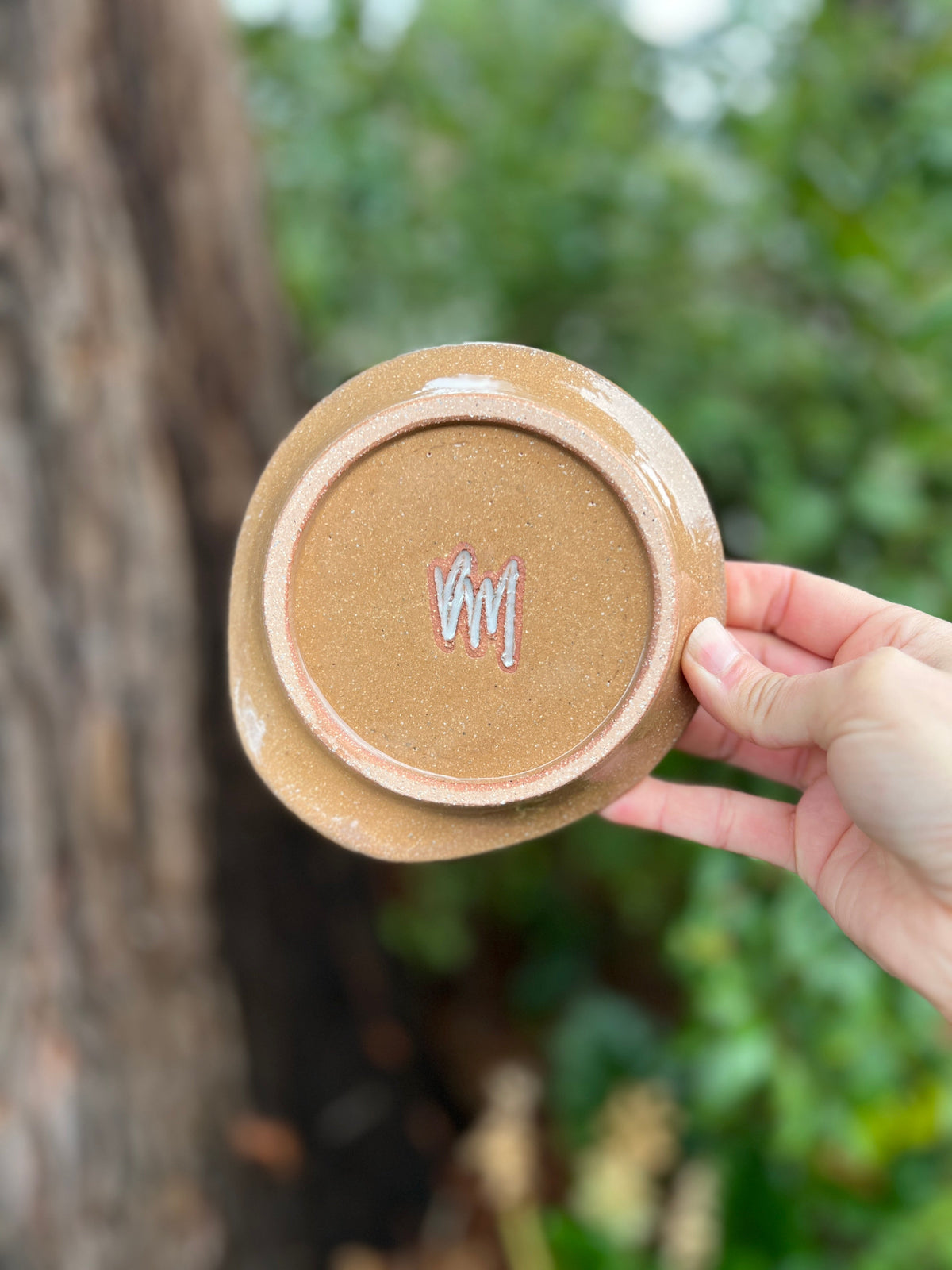 Painted Spoon Rest Throw and grow ceramics