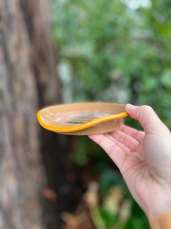 Painted Spoon Rest Throw and grow ceramics