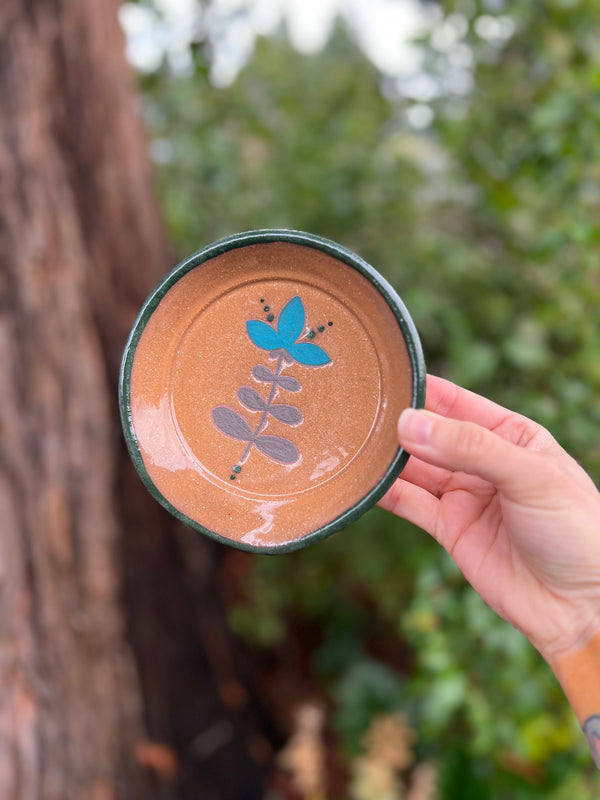 Painted Spoon Rest Throw and grow ceramics