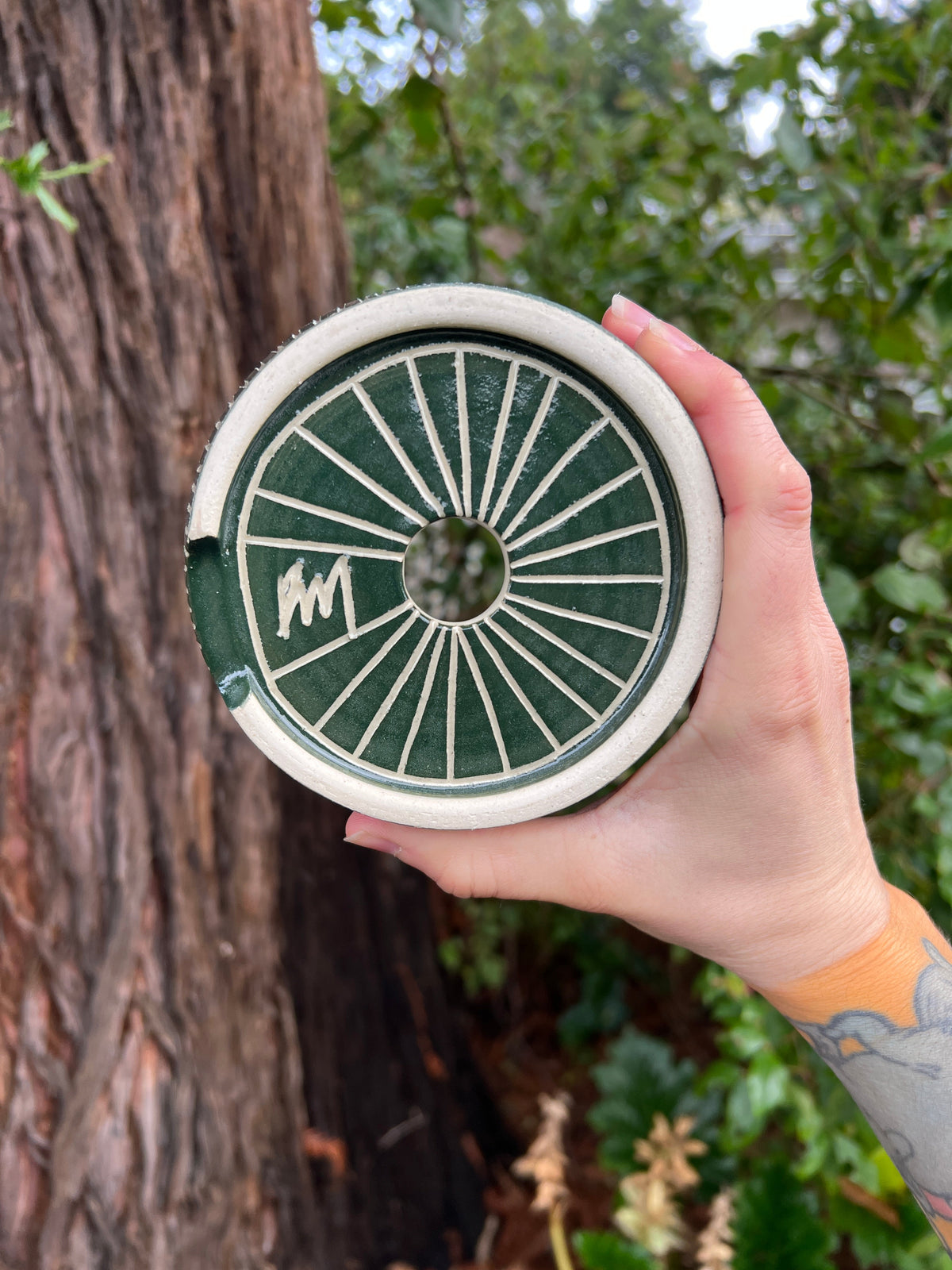 Painted Floral Planter Throw and grow ceramics