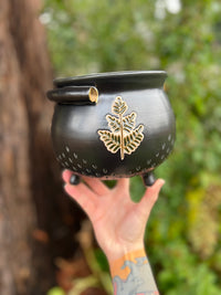 Three Moons Cauldron Throw and grow ceramics