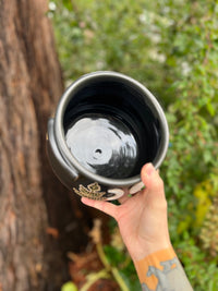 Three Moons Cauldron Throw and grow ceramics