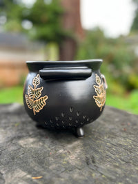 Three Moons Cauldron Throw and grow ceramics