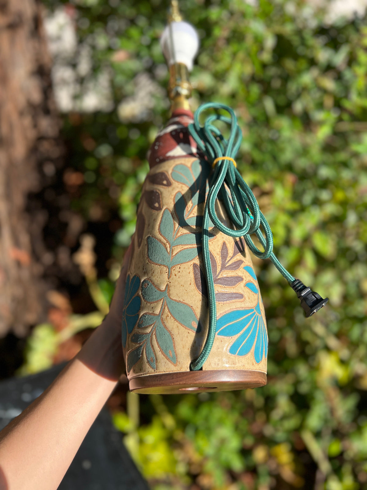 Table Lamp-SHIPPING INCLUDED Throw and grow ceramics