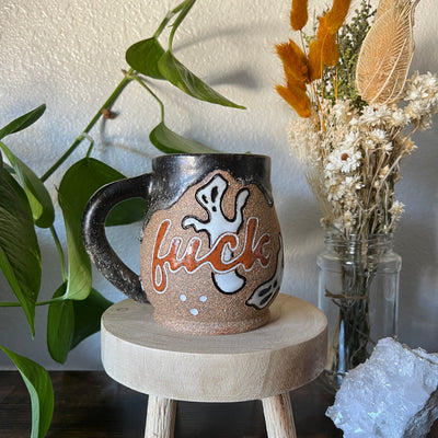 Mug #075 - Spooky fuck Throw and grow ceramics