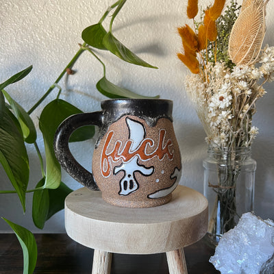 Mug #077 - Spooky Fuck Throw and grow ceramics