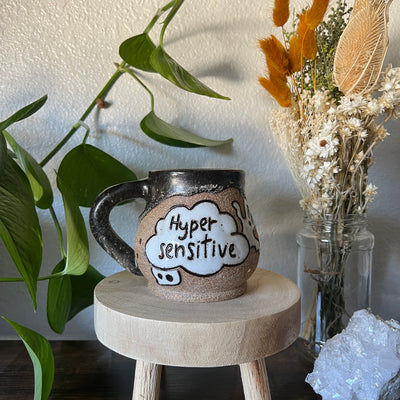 Mug #081 - Spooky HSP mug Throw and grow ceramics